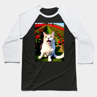 Selfie cat - Modern digital art Baseball T-Shirt